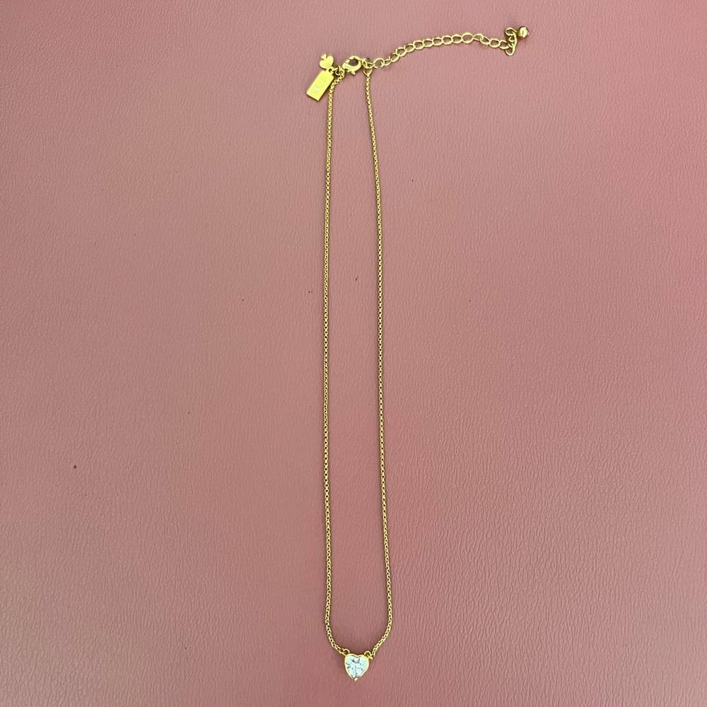 Kate Spade Gold Heart Necklace